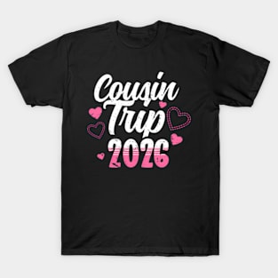 Cousin Trip 2026 Summer Vacation Beach Family Matching Group T-Shirt